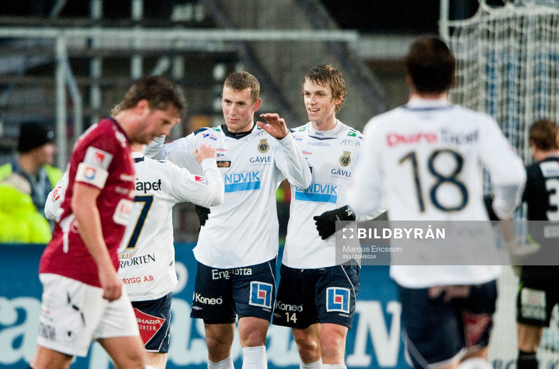  Alexander Gerndt, Gefle jubel efter 2-1