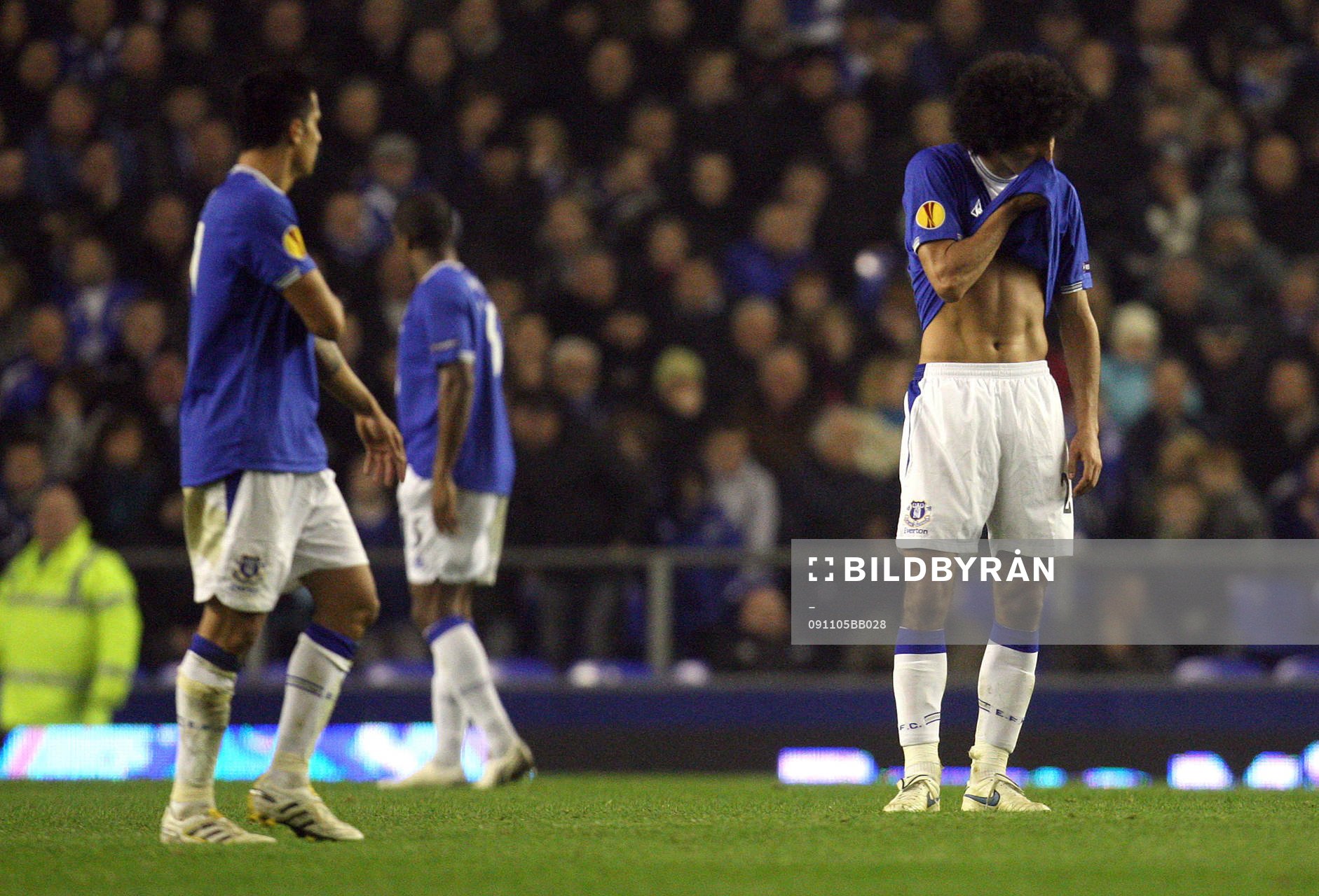 Marouane Fellaini, Everton, depp