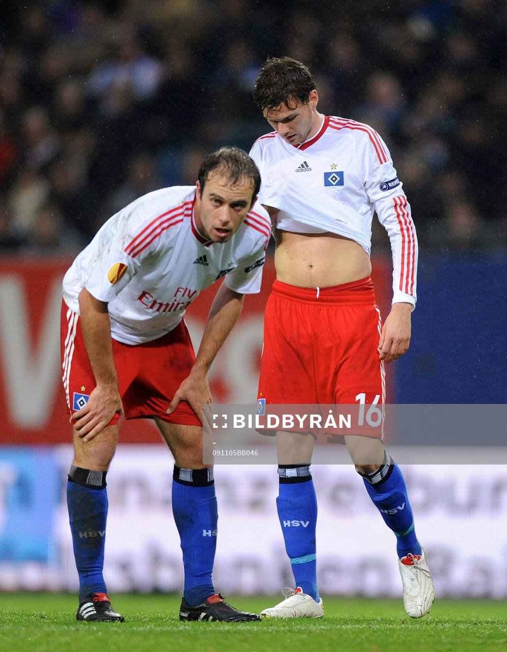 Joris Mathijsen och Marcus Berg, Hamburg