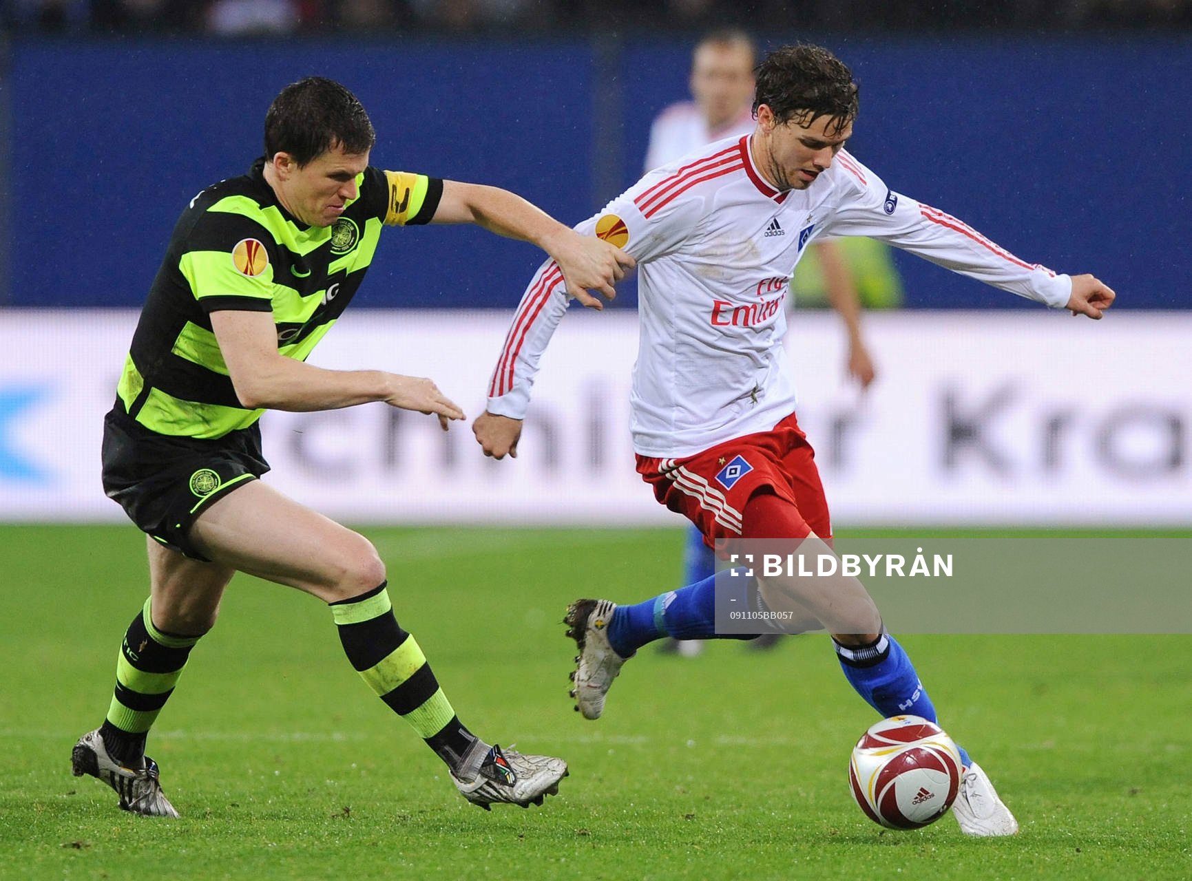 Gary Caldwell, Celtic och Marcus Berg, Hamburg