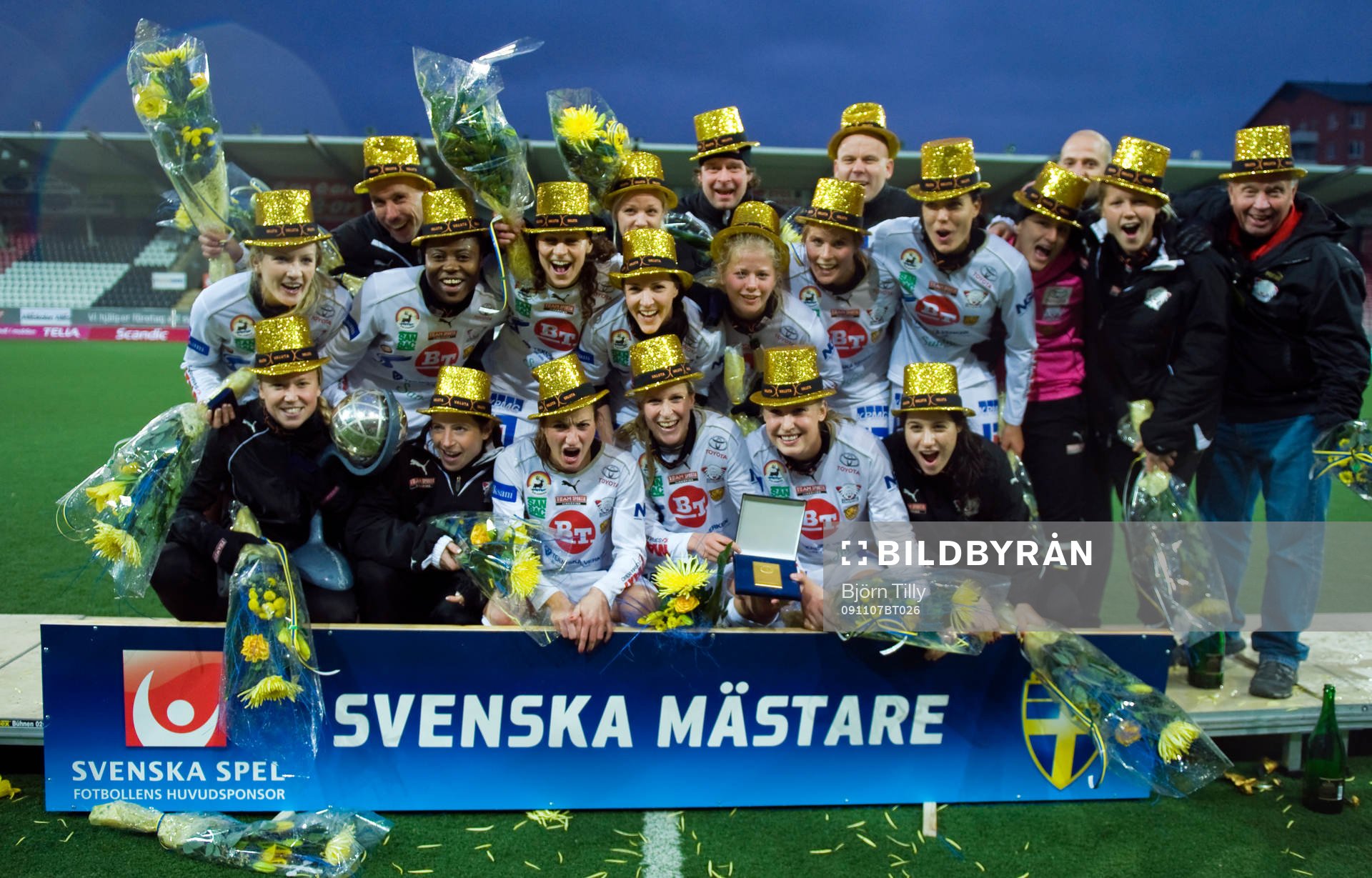 Linköping Svenska Mästare, SM-guld, jubel, glädje, pokal