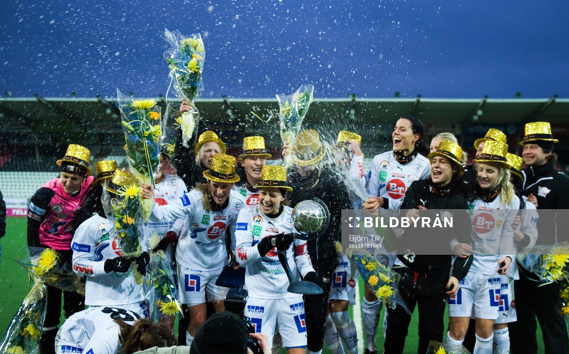 Linköping Svenska Mästare, SM-guld, jubel, glädje.