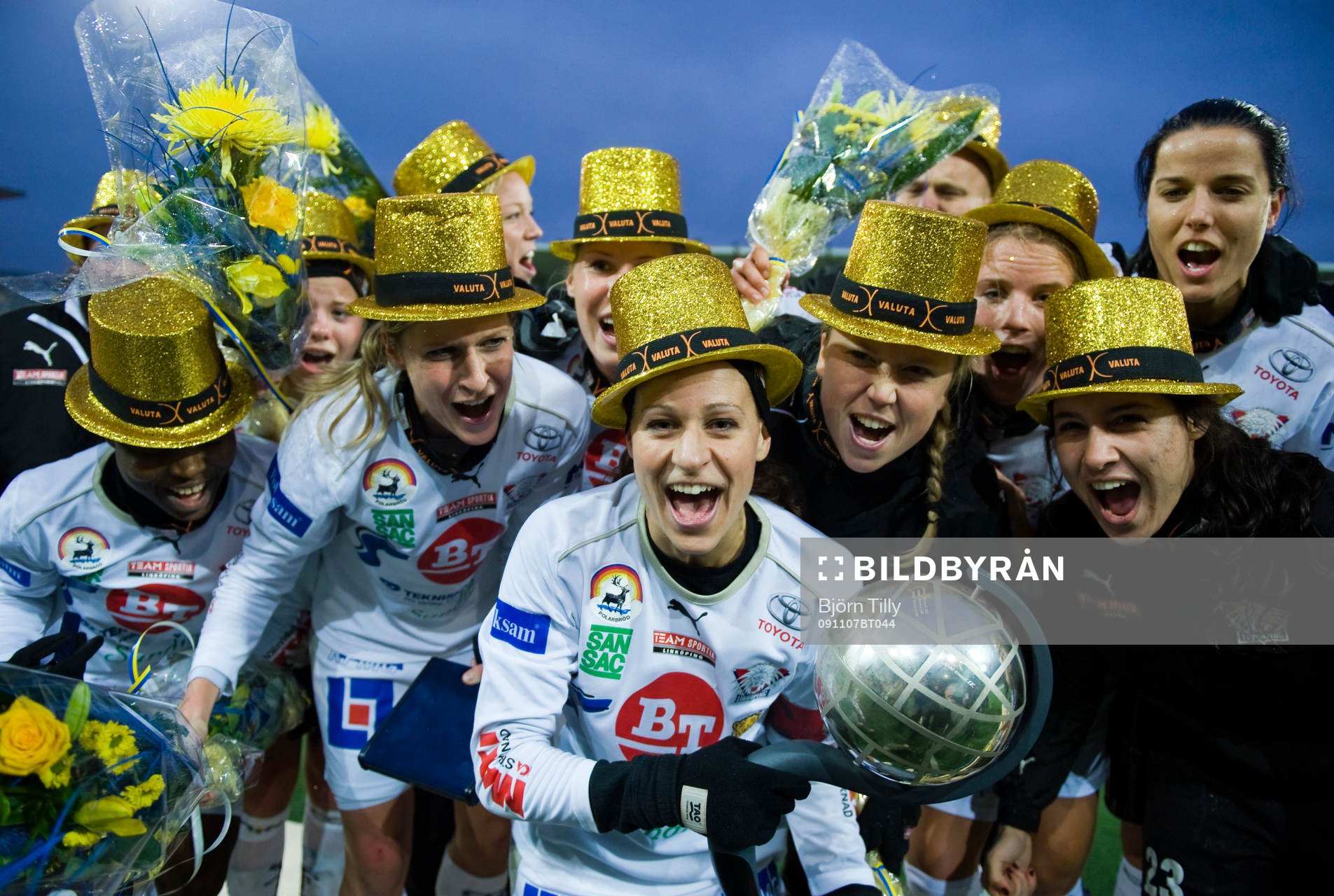 Linköping Svenska Mästare, SM-guld, jubel, glädje.
