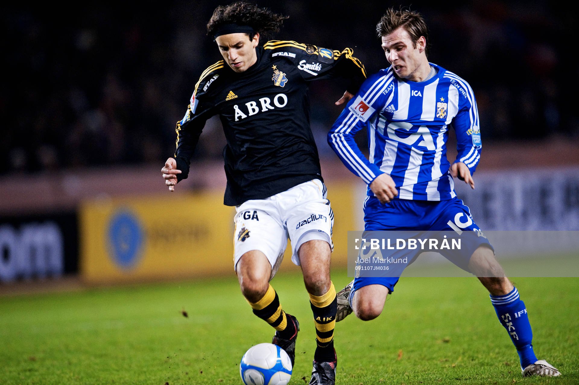 Jorge Ortiz, AIK, är före Theodor Bjarnason, IFK