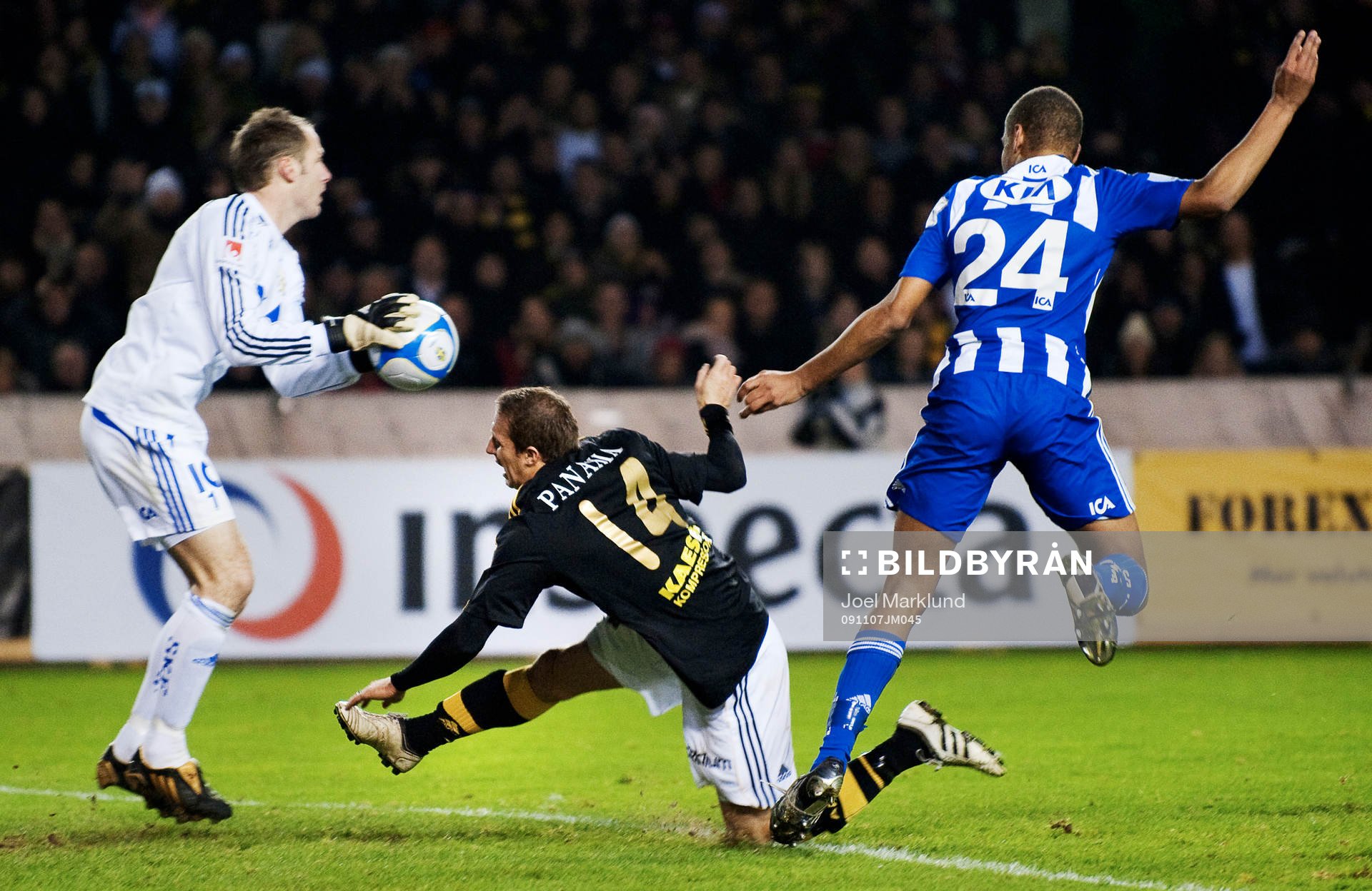 Kenny Pavey, AIK, i en målchans