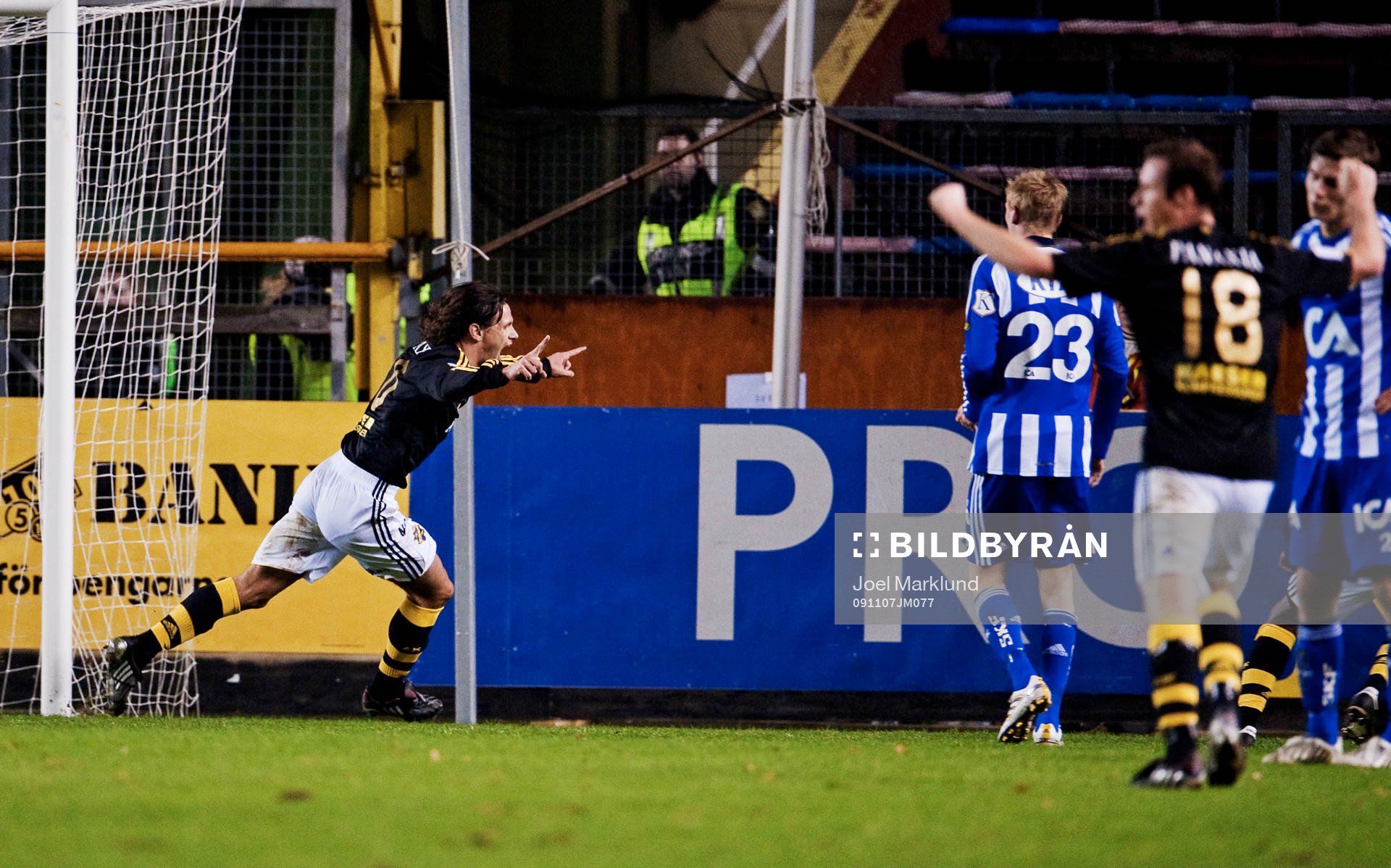 Iván Obolo, AIK, jubel