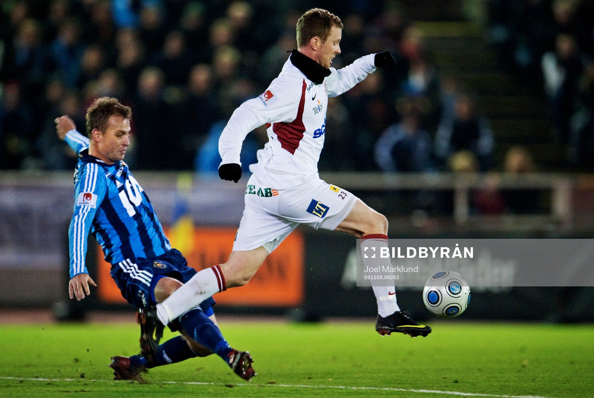 Markus Johannesson, Djurgården, försöker att stoppa