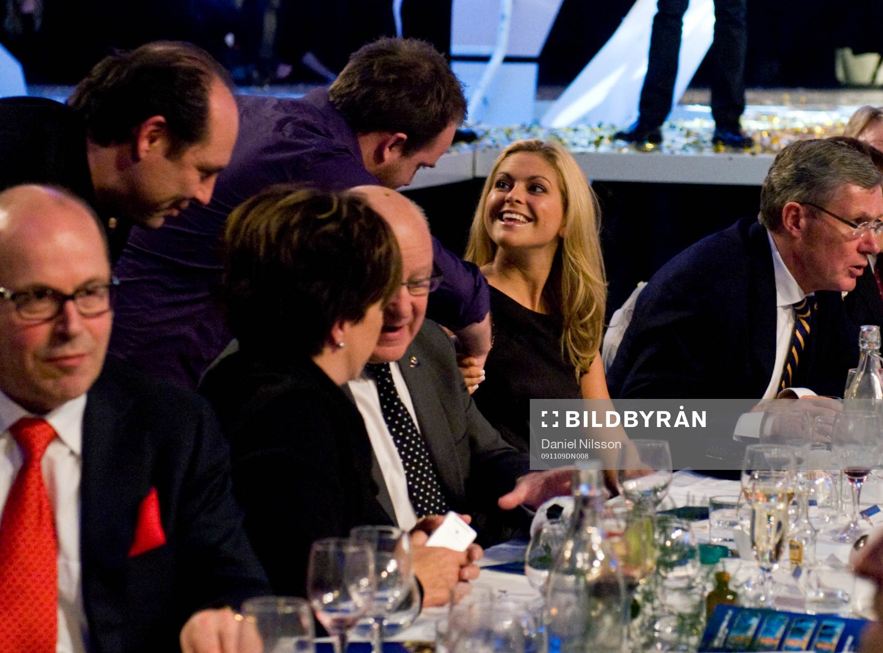 Prinsessan Madeleine vid bordet