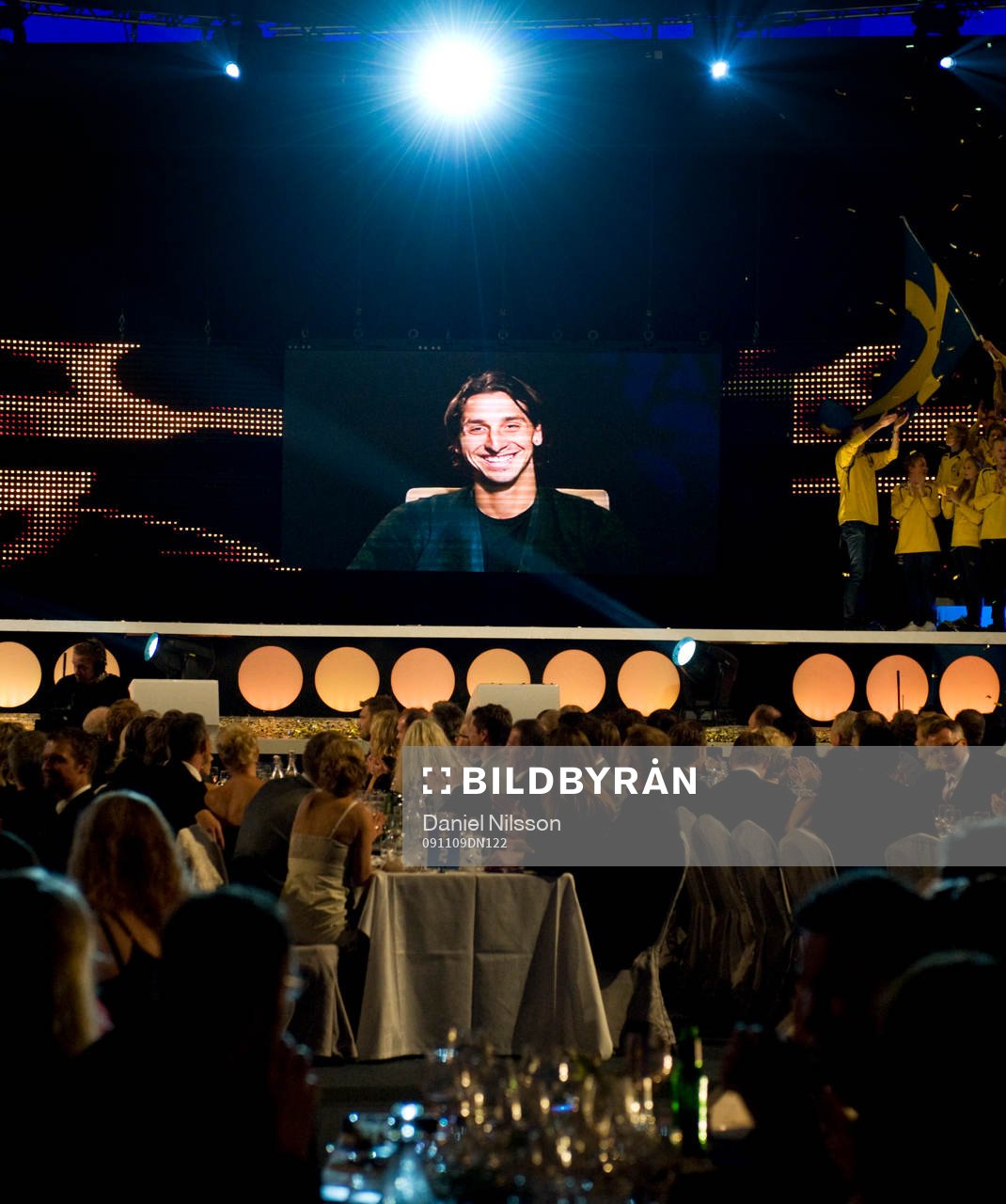 Zlatan Ibrahimovic fick guldbollen men var inte med på