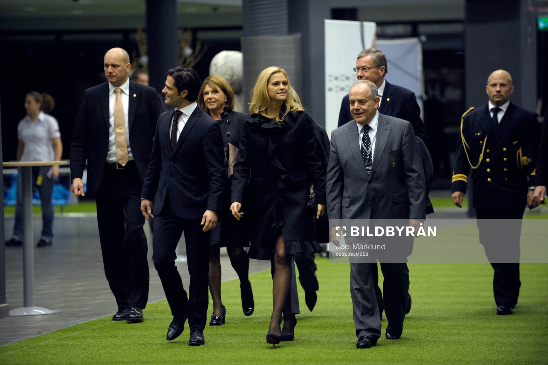 Prins Carl Philip, Prinsessan Madeleine och Mikael Santoft.