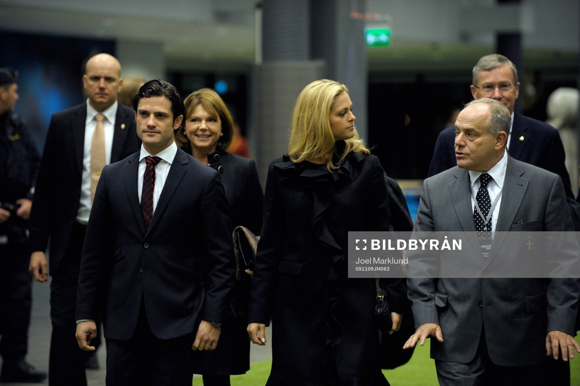 Prins Carl Philip, Prinsessan Madeleine och Mikael Santoft,