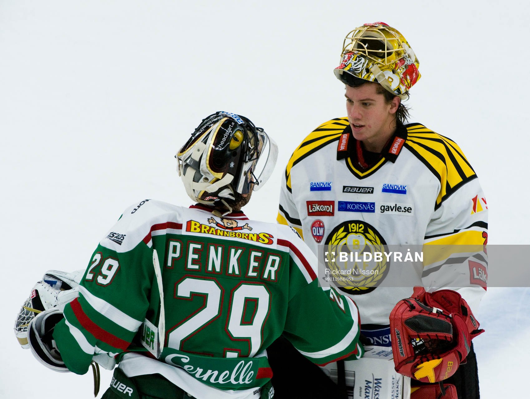 Matchens två stora lirare, Jürgen Penker, målvakt,