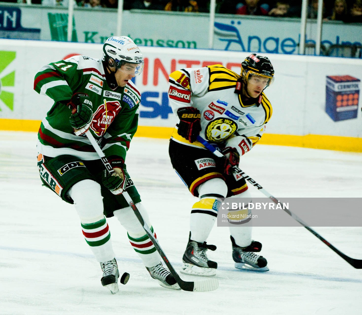 Mattias Sjögren, Rögle och Sebastian Lauritzen, Brynäs