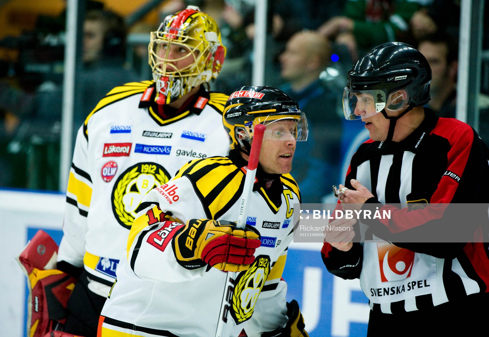 Jacob Markström, målvakt, Andreas Dackell och Morgan