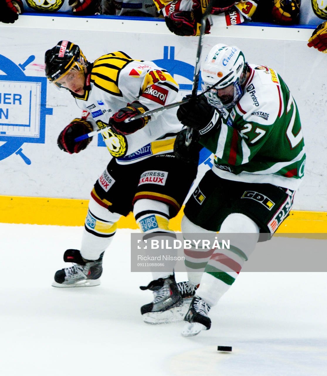 Sebastian Lauritzen, Brynäs och Johan Alcén, Rögle