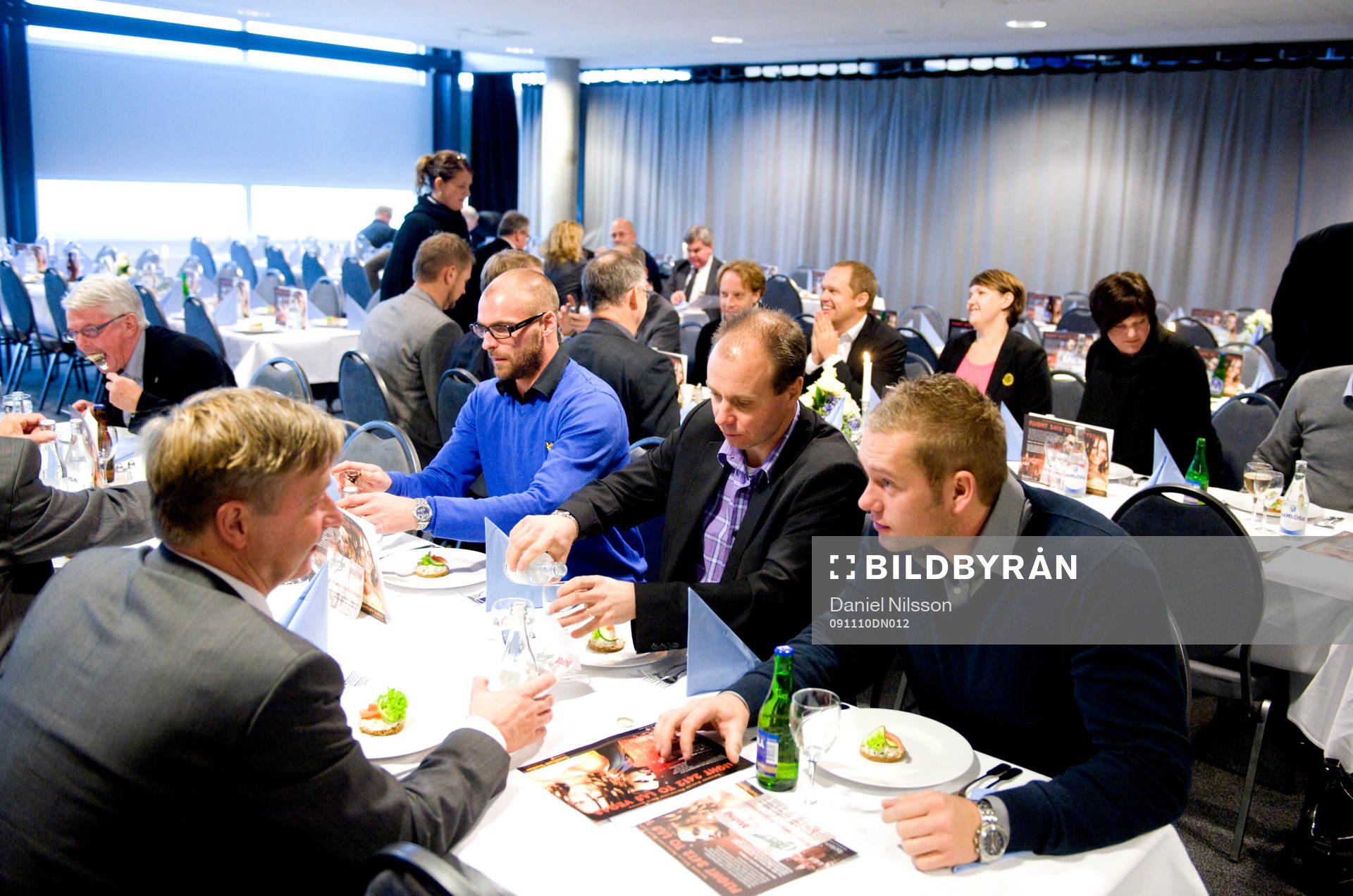 Fotboll, Fotbollsforum på Swedbank Stadion. Gästerna