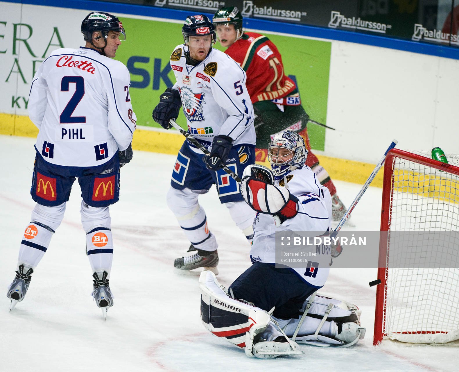 Andreas Pihl, Daniel Fernholm, Fredrik Norrena, målvakt,