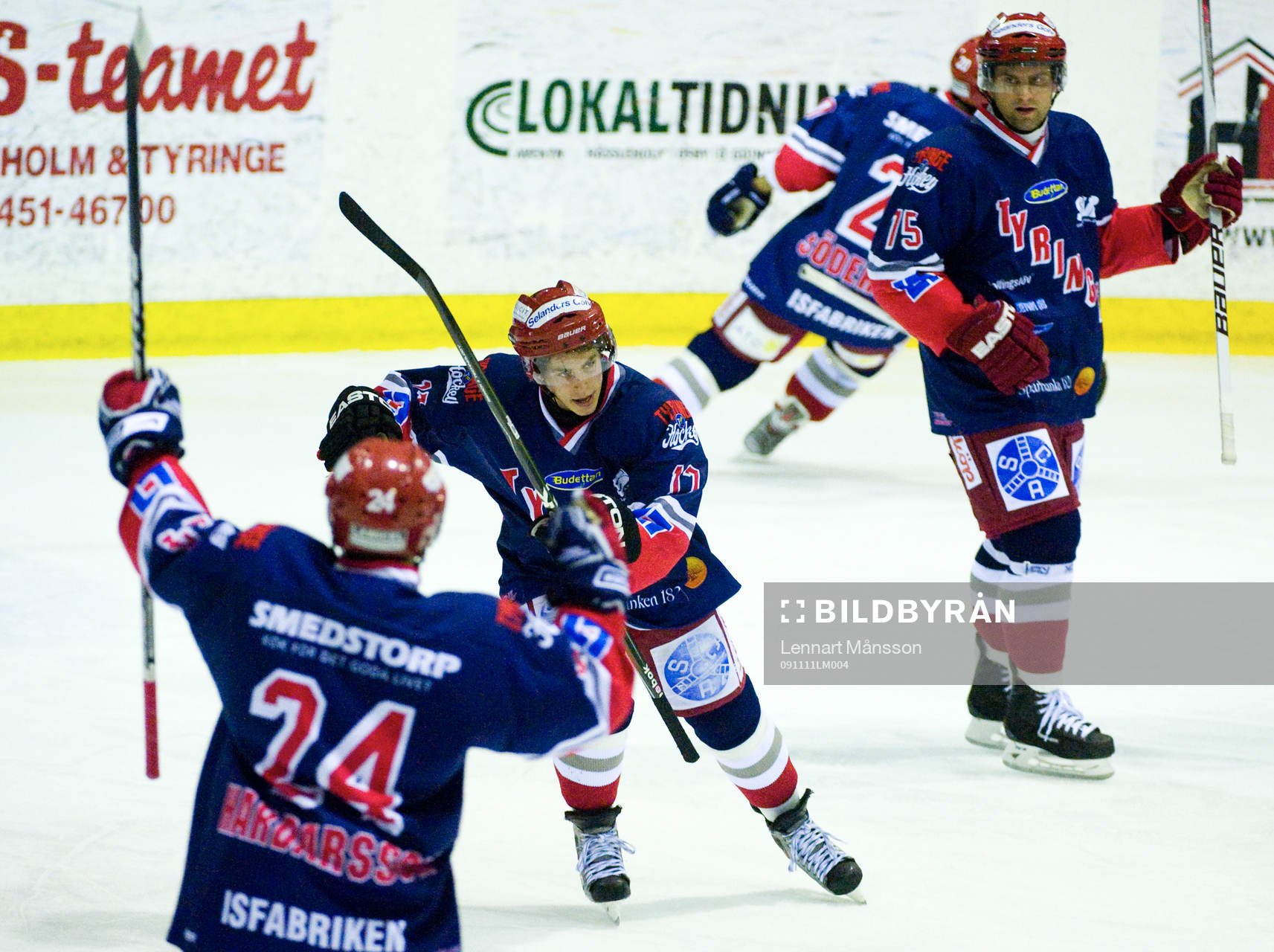 Andreas Hadarsson, Martin Söderlund och Andreas Larsson