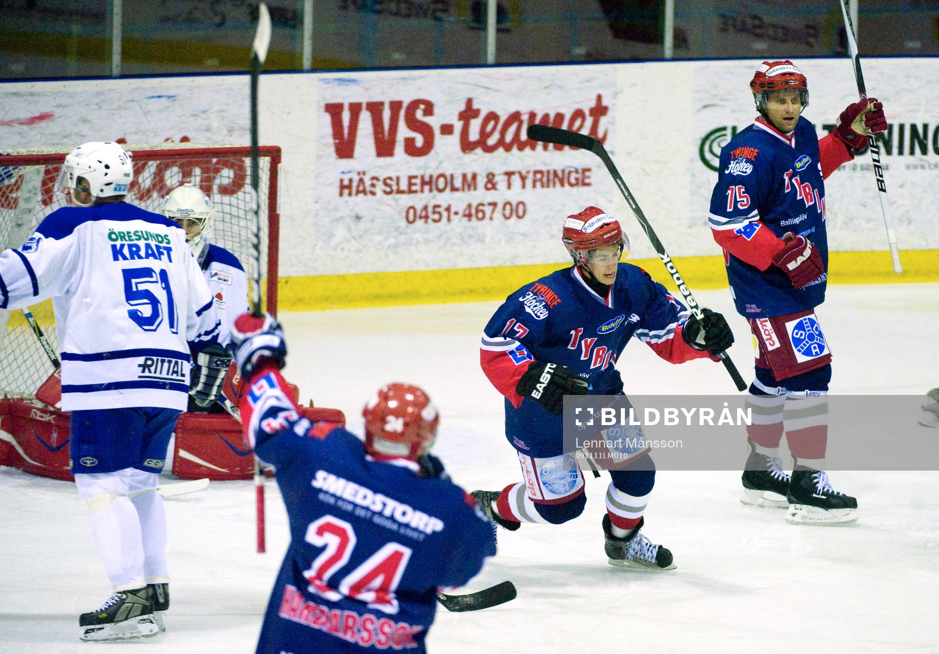 Andreas Hadarsson, Martin Söderlund och Andreas Larsson