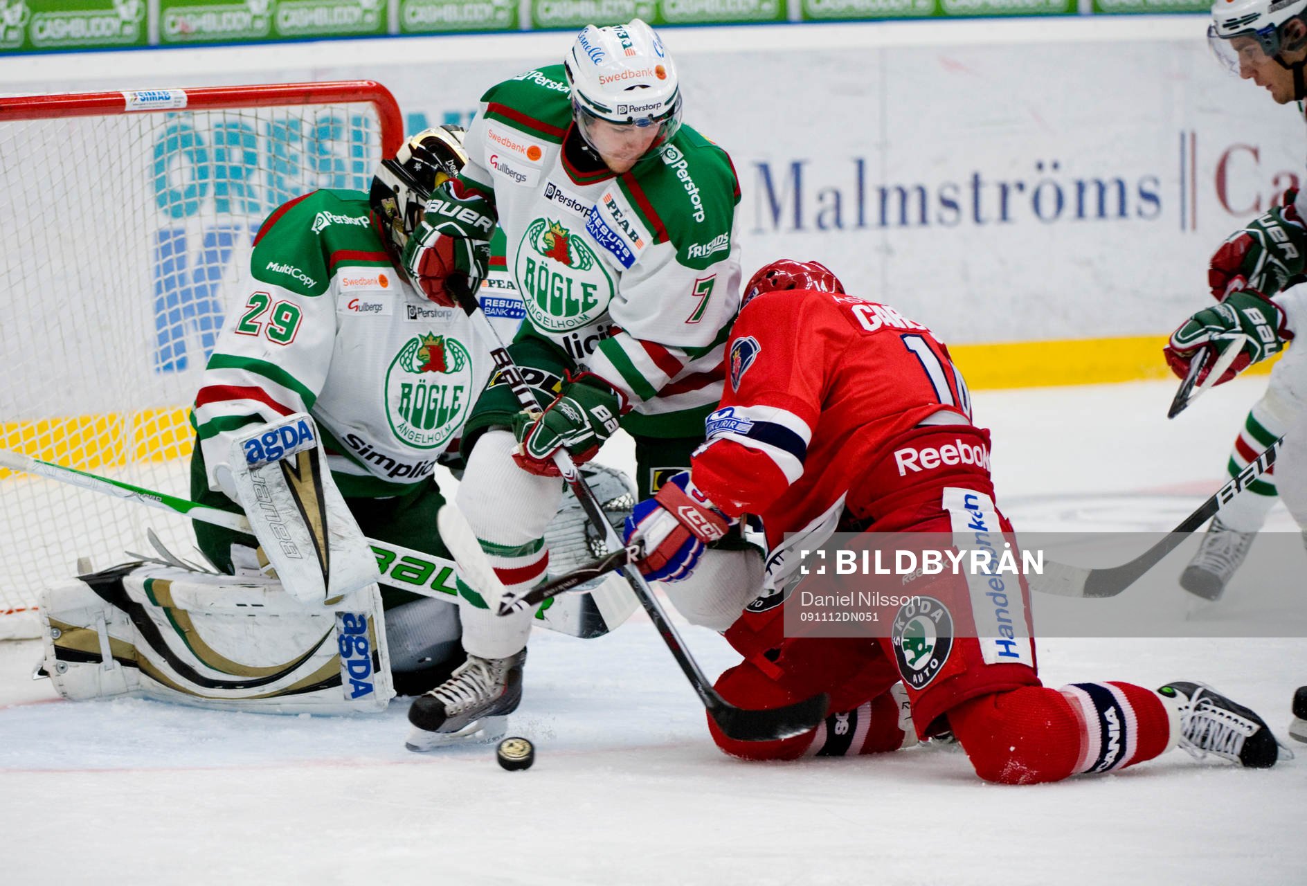 Mad Bödker, Rögle och Jürgen Penker, målvakt Rögle och