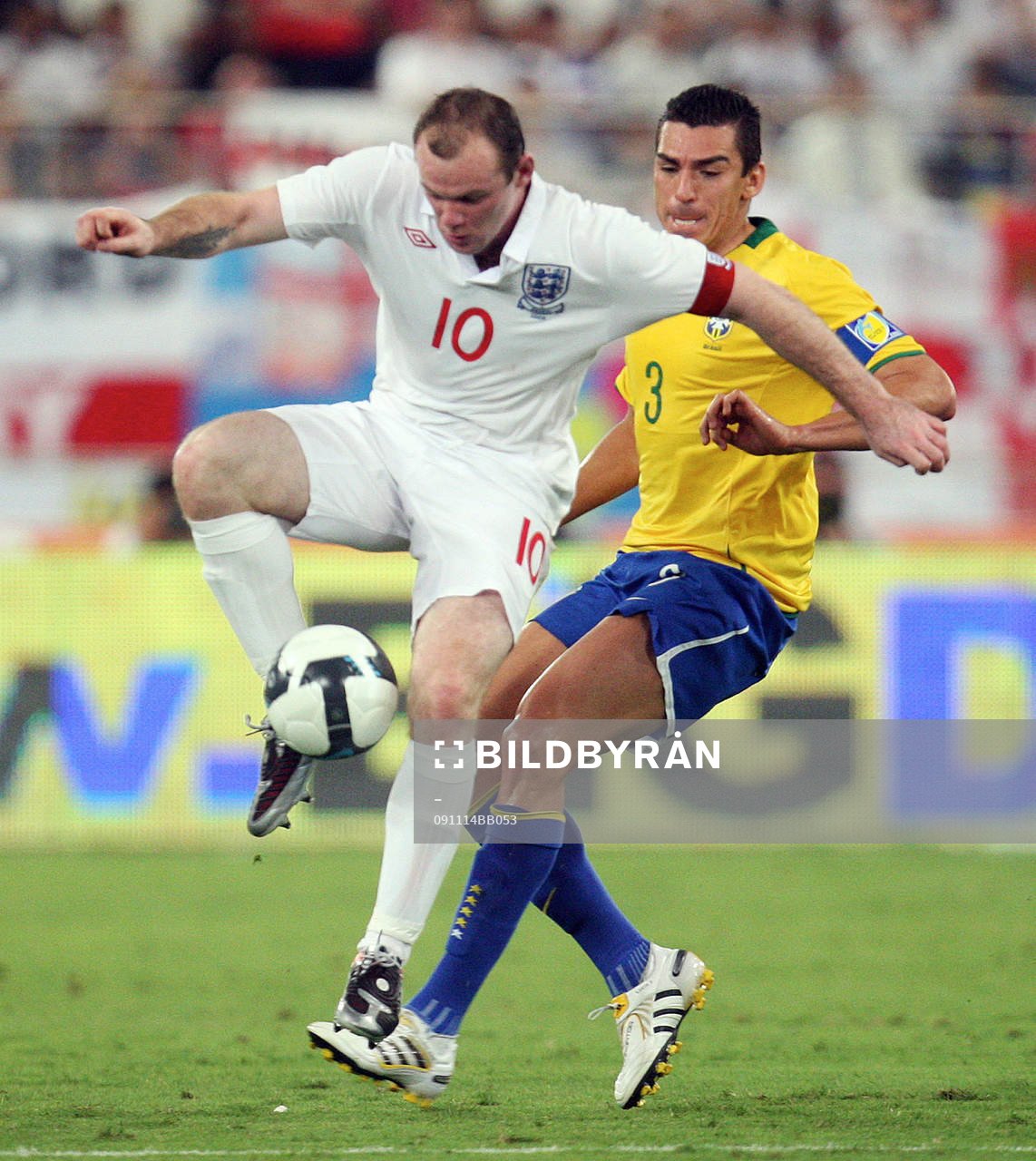 Wayne Rooney, England och Lucio, Brasilien