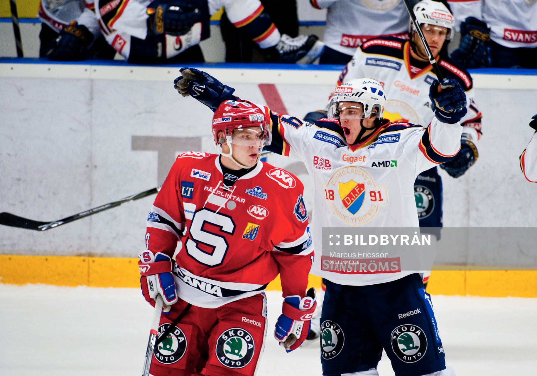 Daniel Brodin, Djurgården, jubel på slutsignal