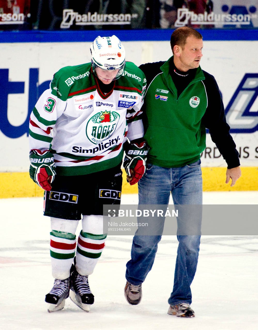 Mathias Sjöberg, Rögle, skada