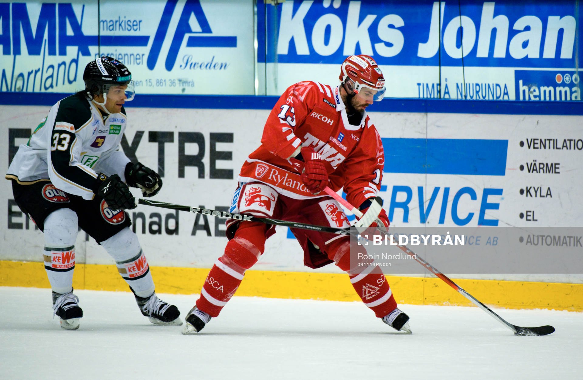 Daniel Corso, Timrå och Ari Vallin, Färjestad