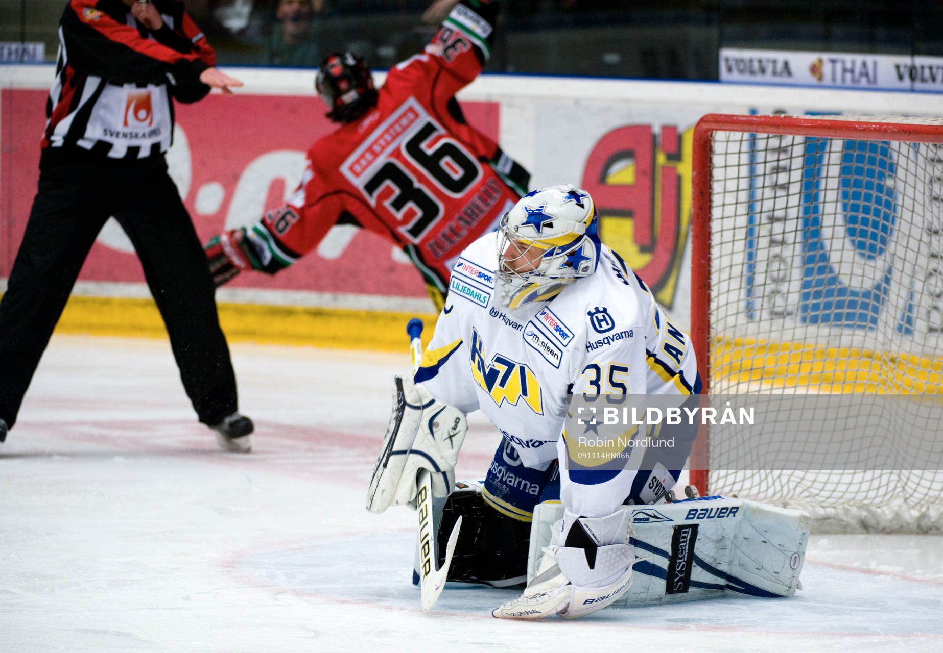 Andreas Andersson, Målvakt HV71 depp