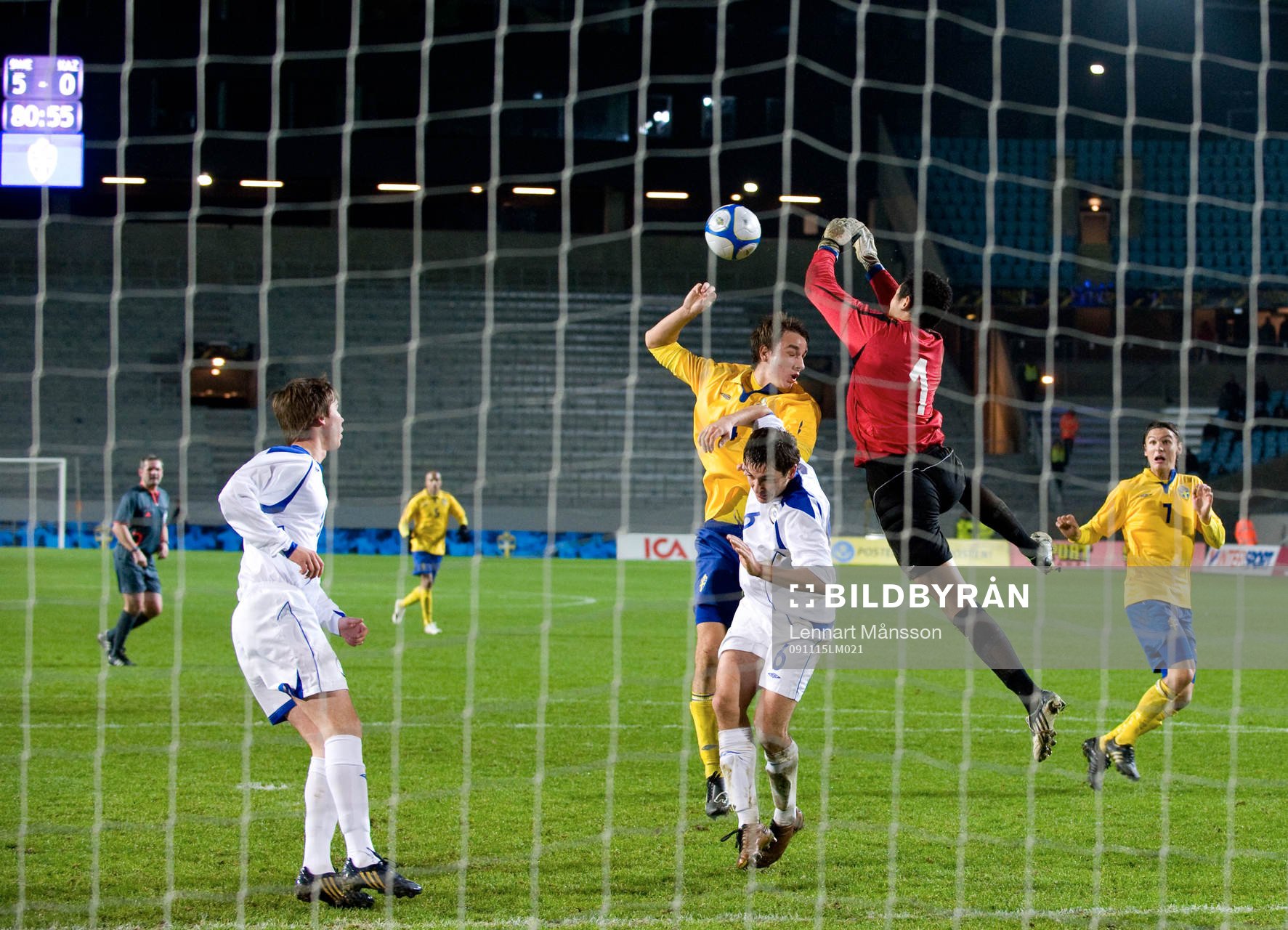 5 svenska mål, 5-0 på tavlan blev 5-1