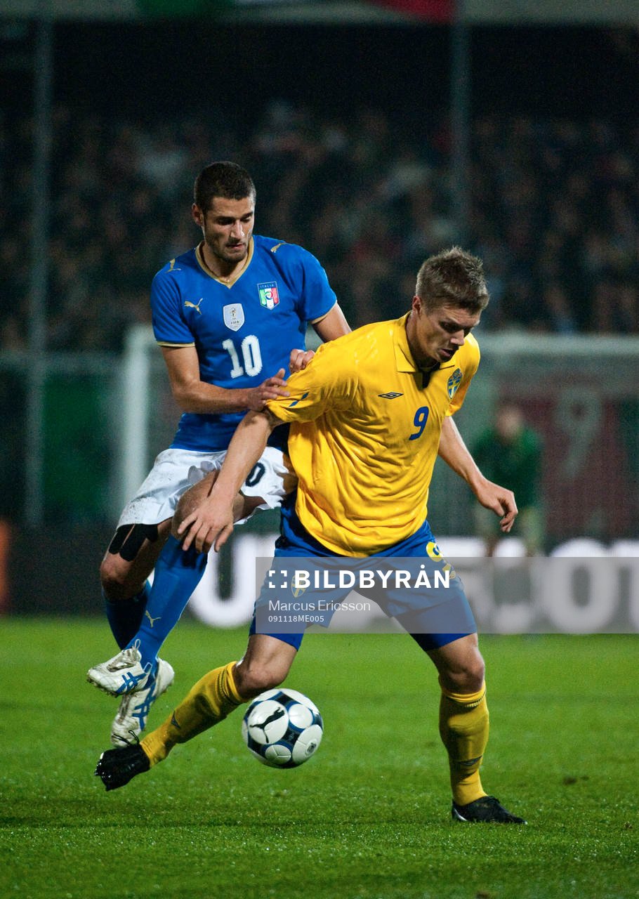 Viktor Elm, Sverige med Candreva, Italalien i ryggen