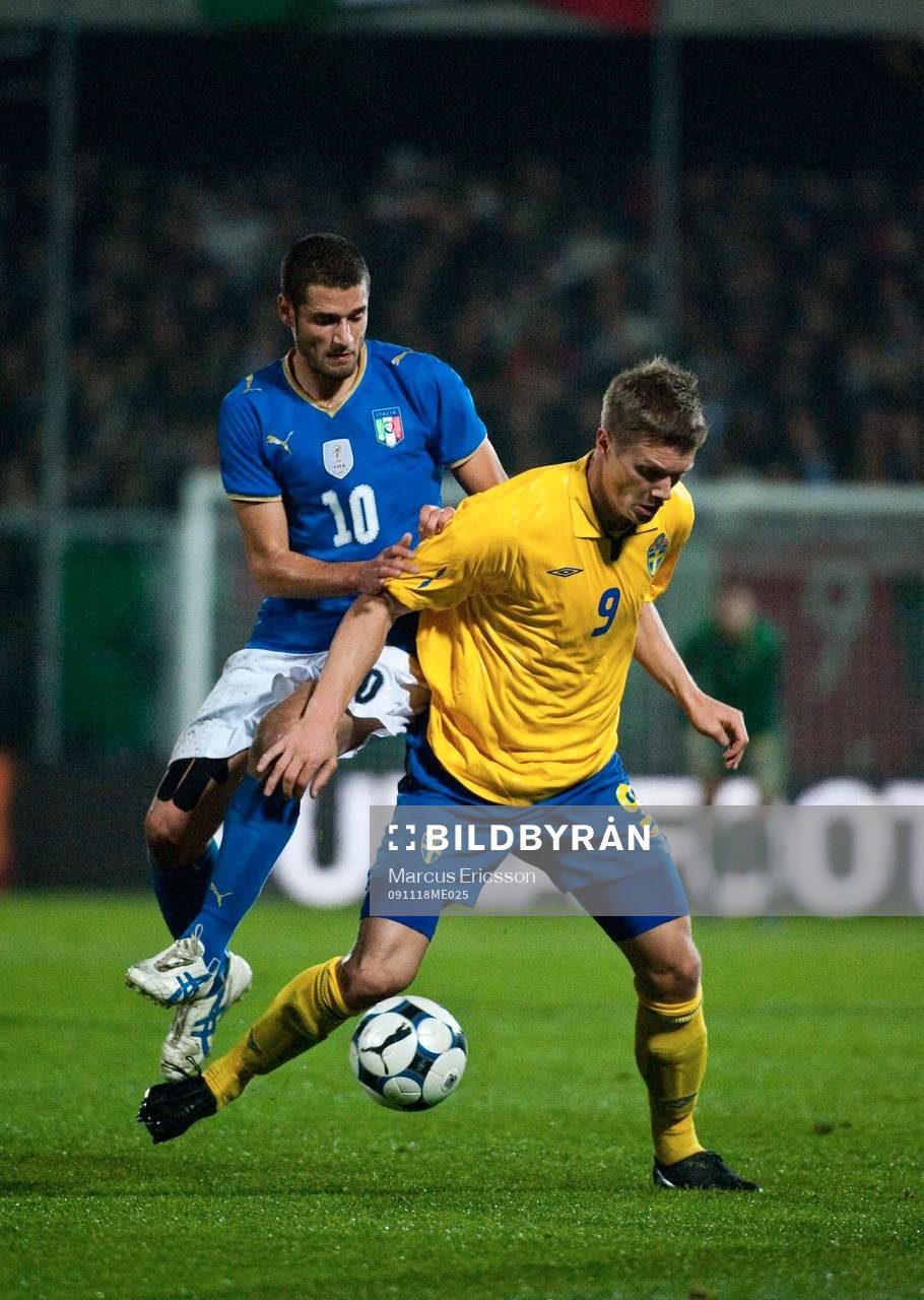Viktor Elm, Sverige med Candreva, Italien i ryggen