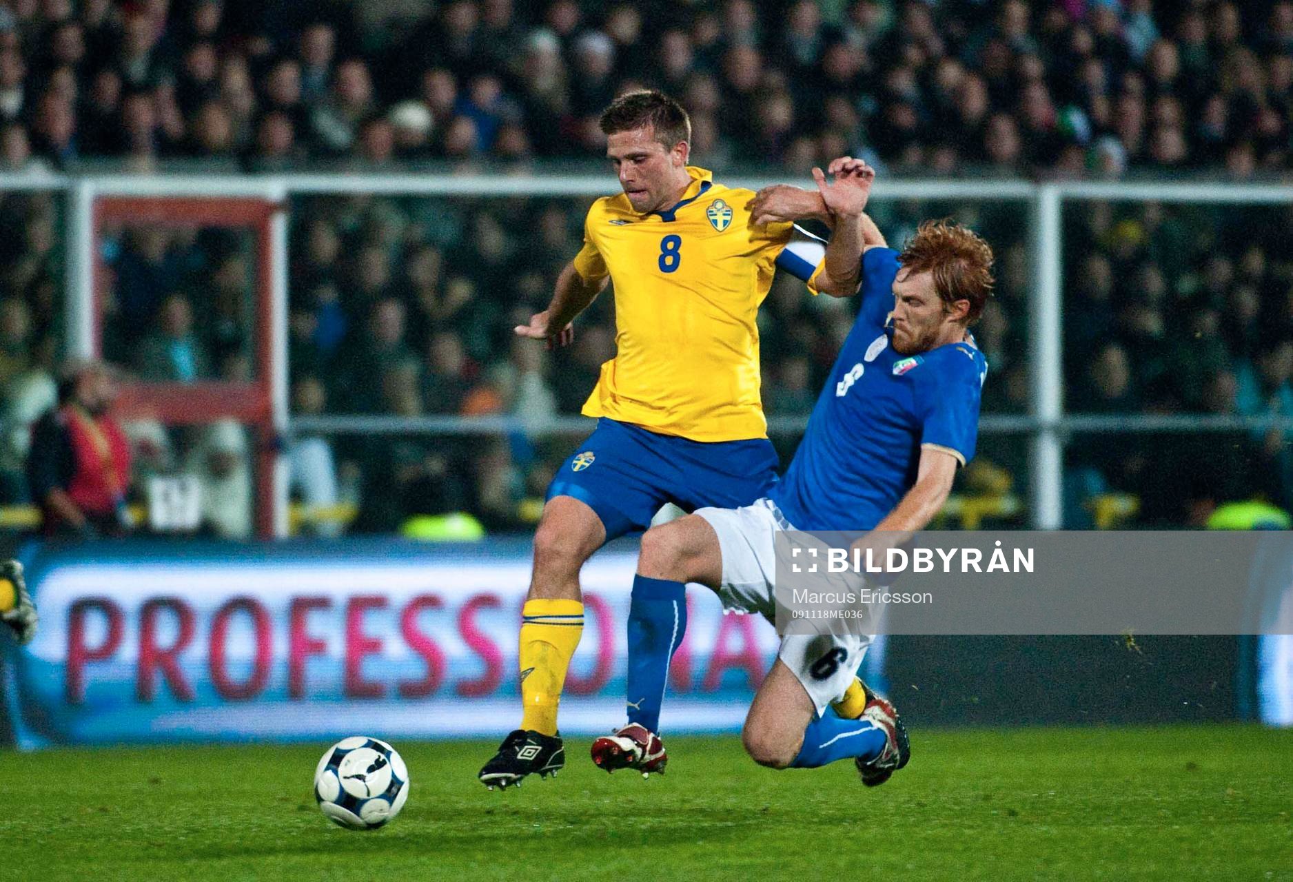 Anders Svensson, Sverige mot Biondini, Italien