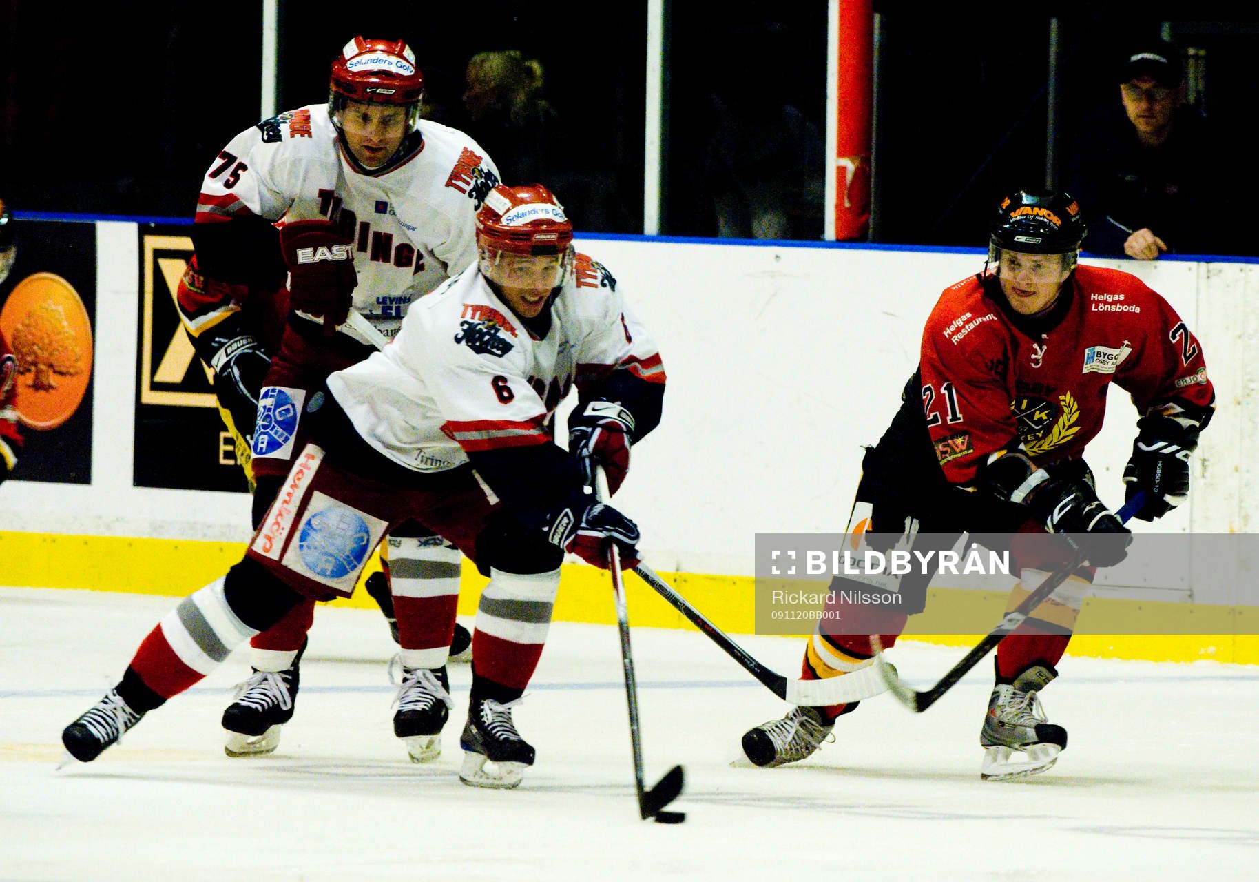 Jakob Komma, Andreas Larsson, Tyringe och Ola Higgins, Osby