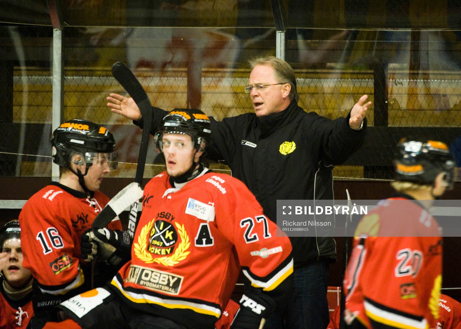Stephen Higgins, tränare, Osby, undrar vad som händer
