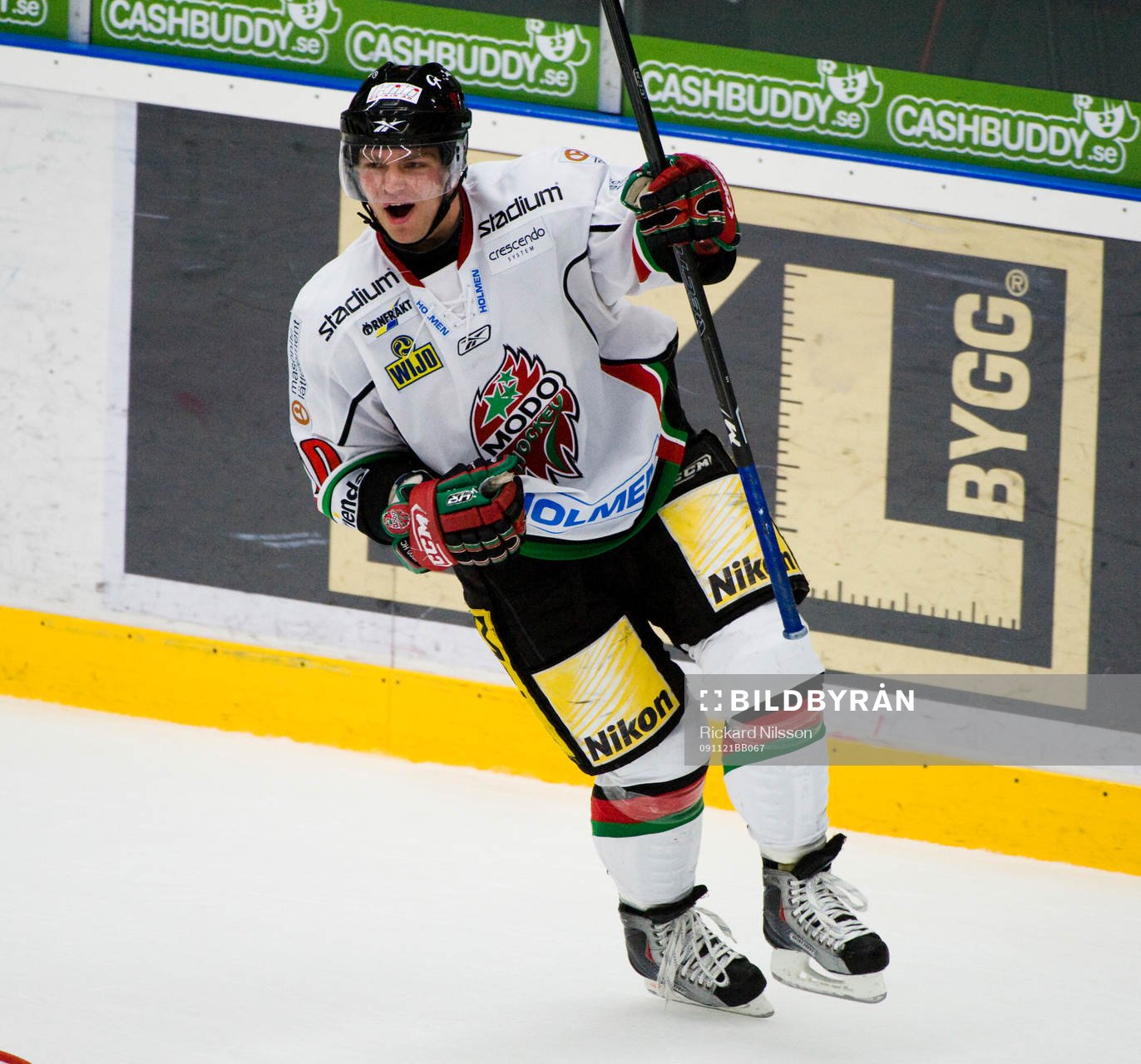 Per-Åge Skröder, Modo, jubel sedan han avgjort matchen