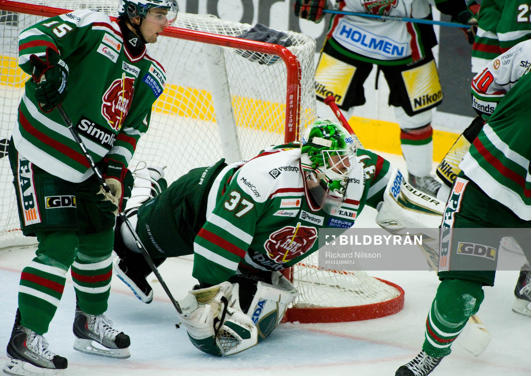 Dominik Granak och Cristopher Nihlstorp, målvakt, Rögle