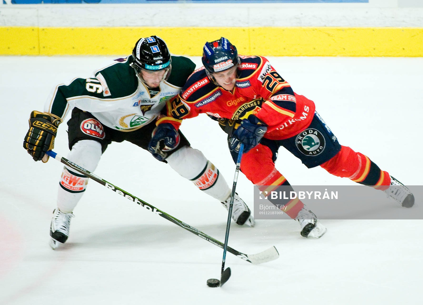 Fredrik Lindgren, Färjestad och Patrick Chelin, Djurgården