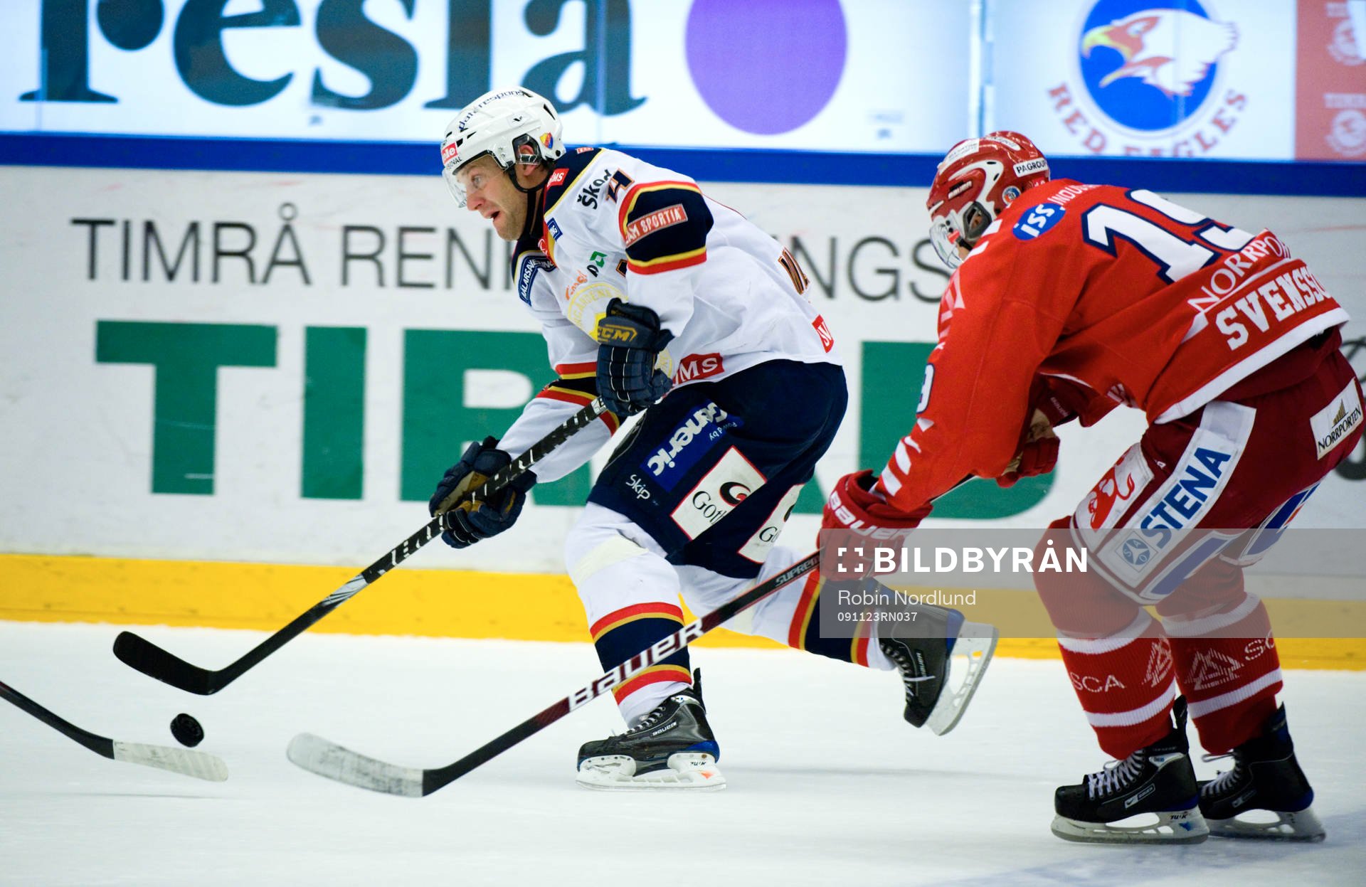 Marcus Nilsson, Djurgården jagas av Björn Svensson, Timrå