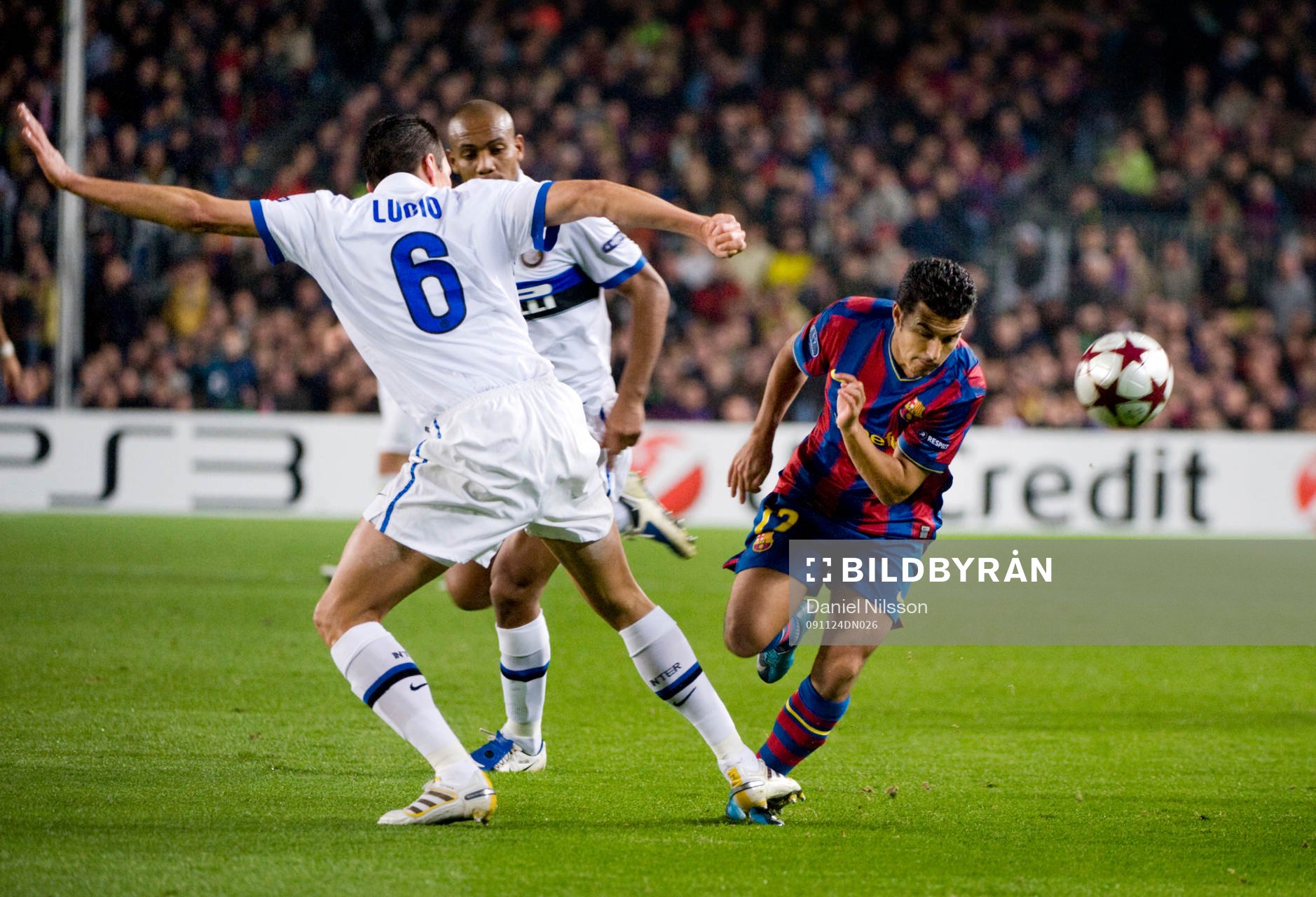 Pedro, Barcelona och Lucio, Inter