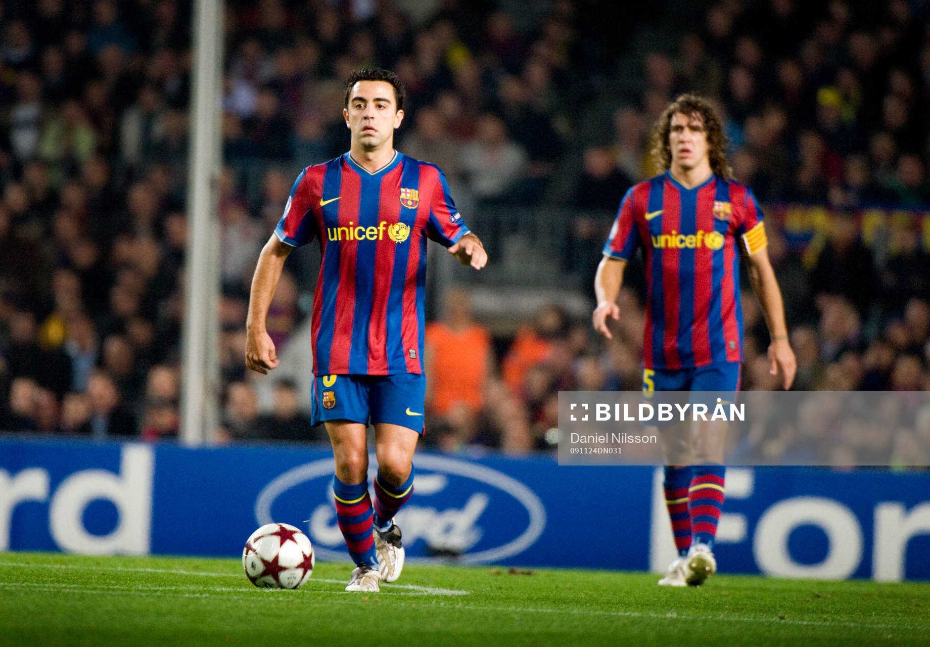 Xavi och Carles Puyol, Barcelona