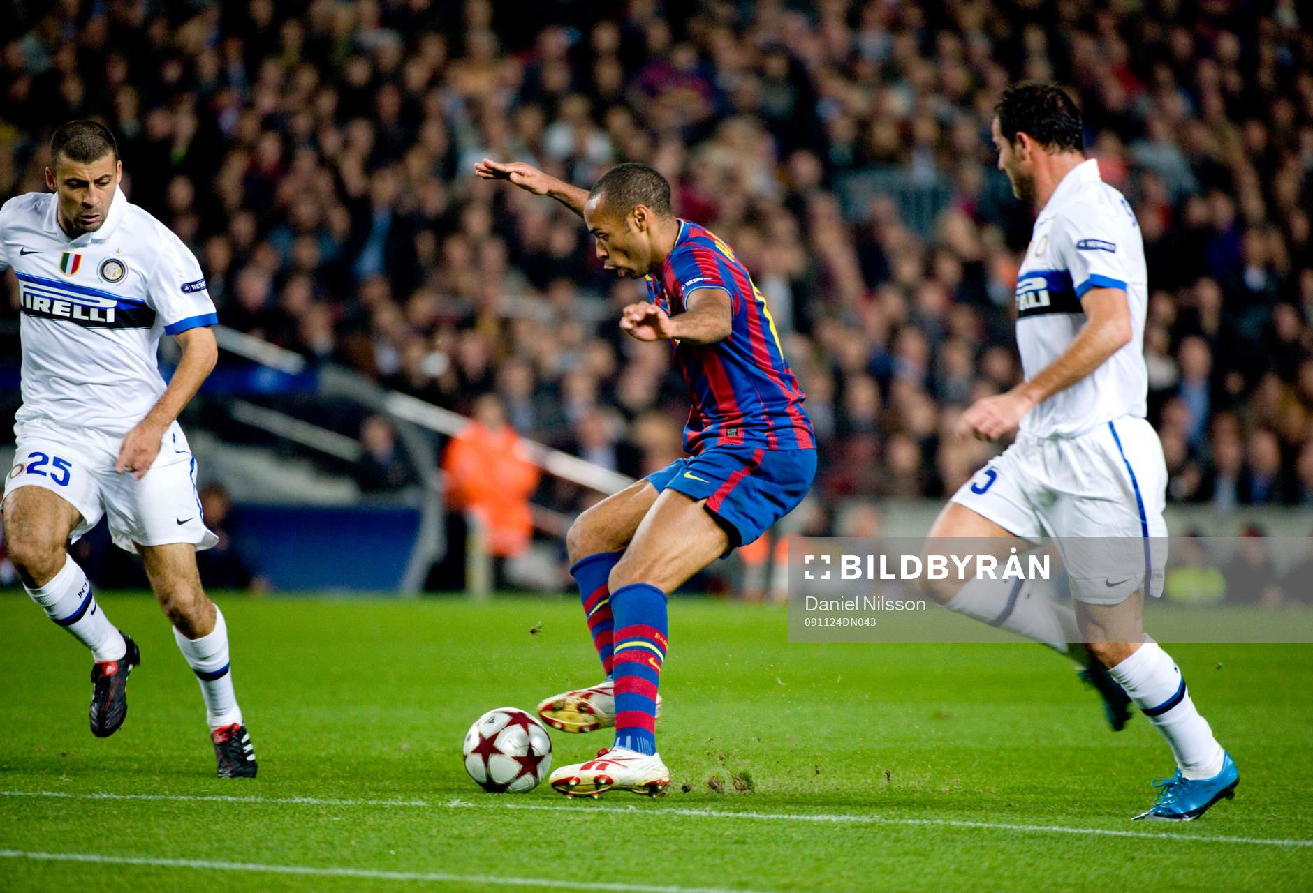 Thierry Henry, Barcelona och Walter Samuel, Inter