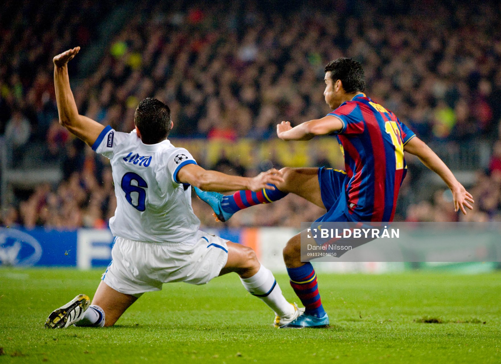 Pedro, Barcelona och Lucio, Inter