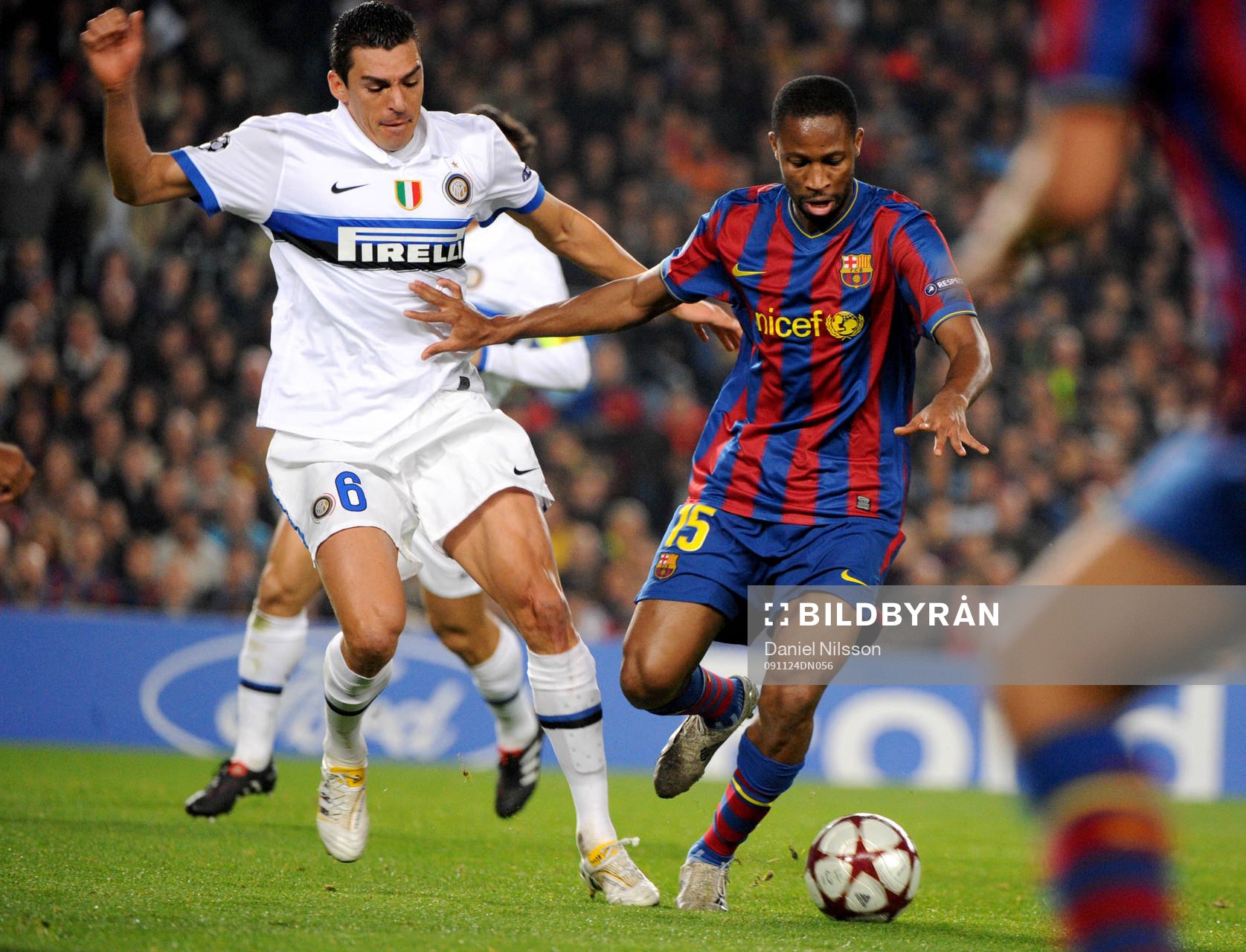 Lucio, Inter och Seydou Keita, Barcelona