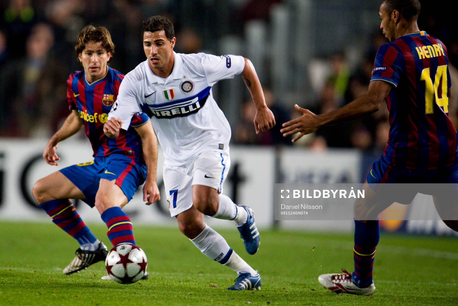 Maxwell och Thierry Henry, Barcelona och Ricardo Quaresma,