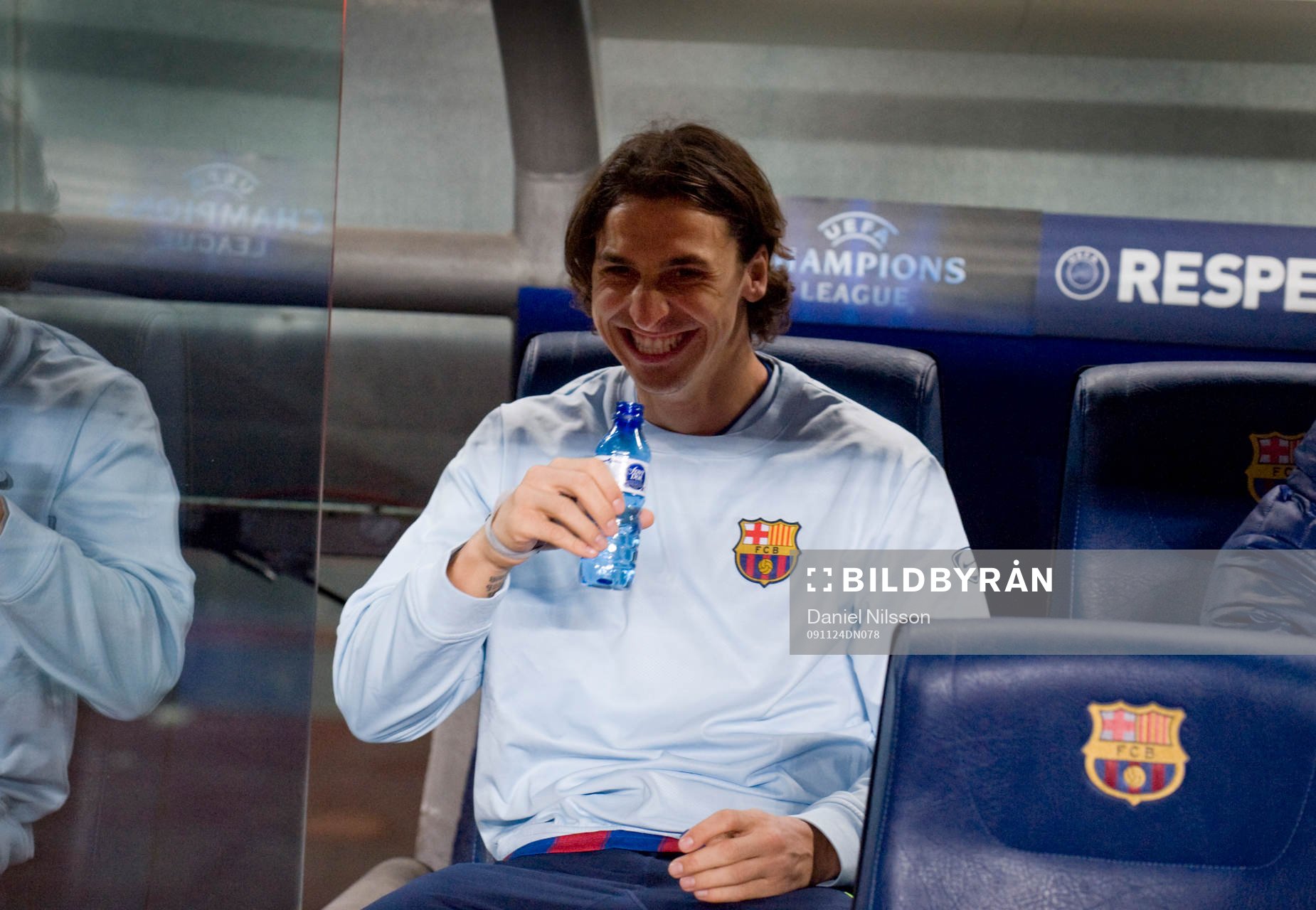 Zlatan Ibrahimovic, Barcelona satt och skämtade med sina