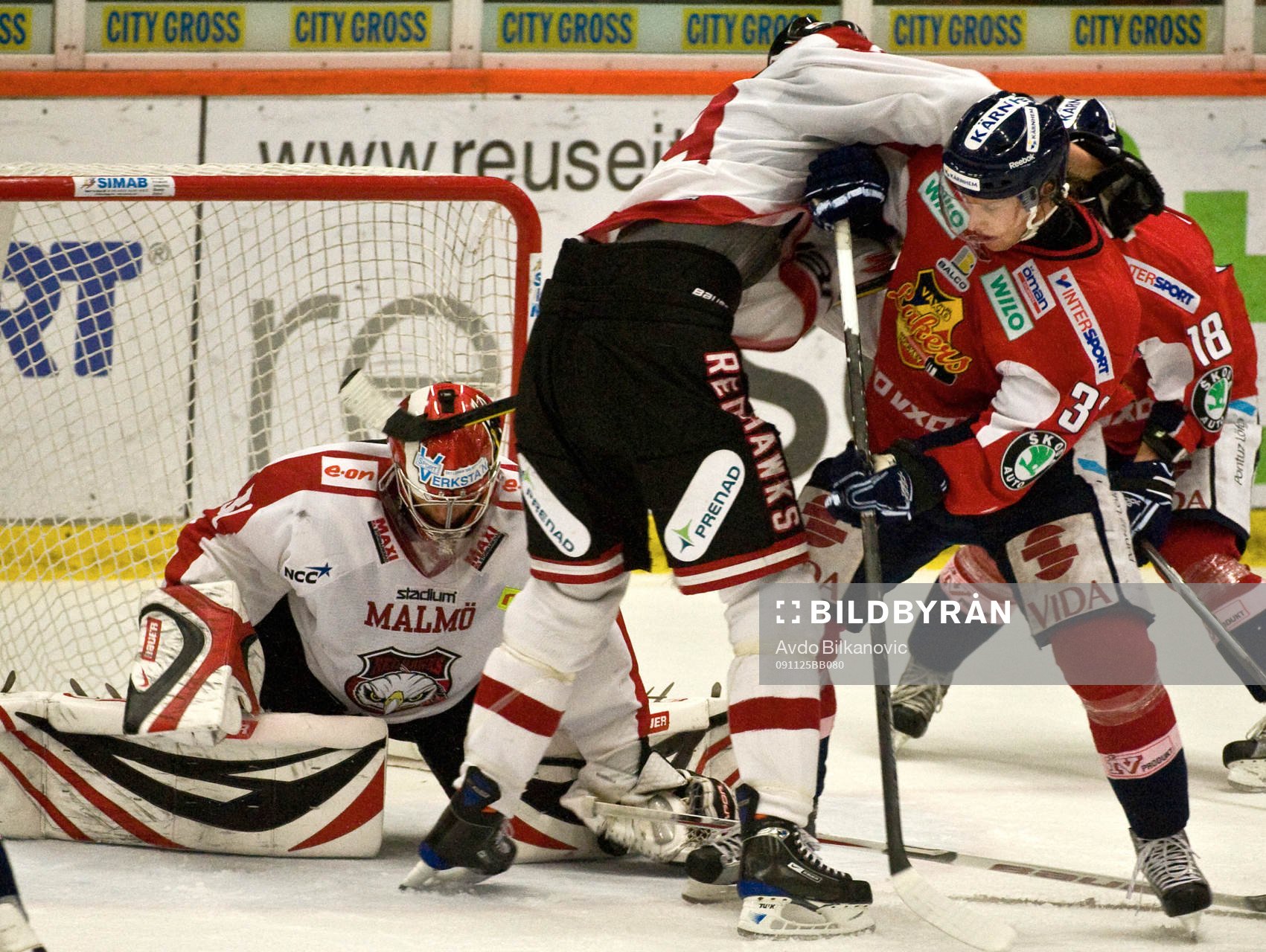 Johan Andersson, Växjö, famför Malmös målvakt, Markus