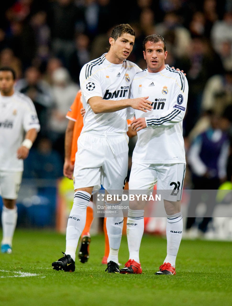 Cristiano Ronaldo och Rafael Van Der Vart, Madrid.