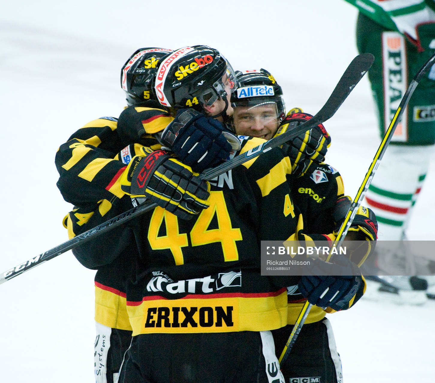 Tim Erixon, Skellefteå, jubel med lagkompisar
