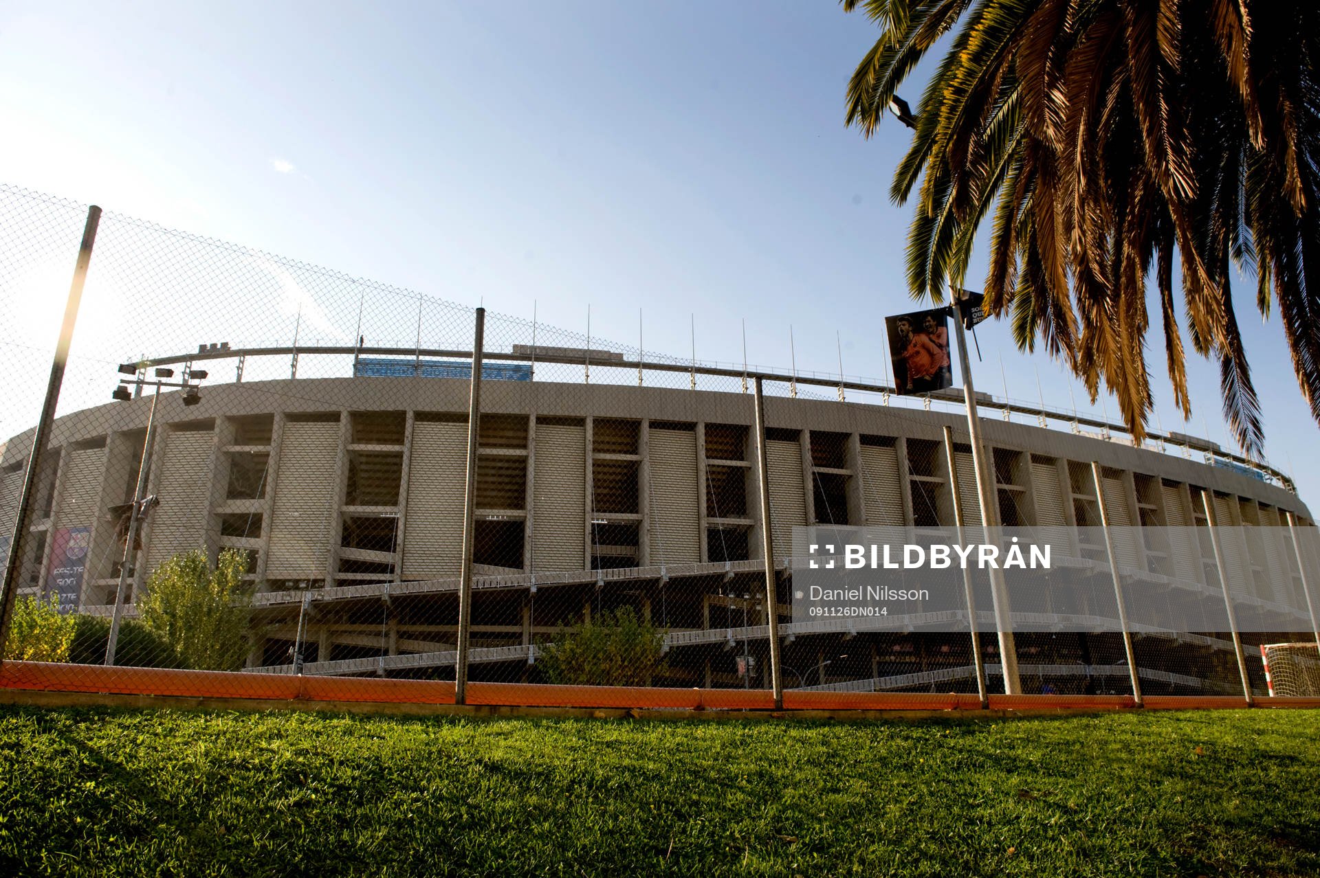 Camp Nou. Exteriör. Arena, stadion